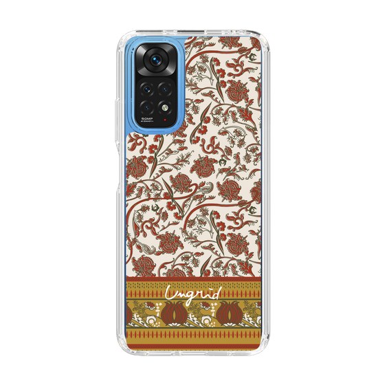 Slim Protection Case［ Ungrid - VintageFlower - Red ］