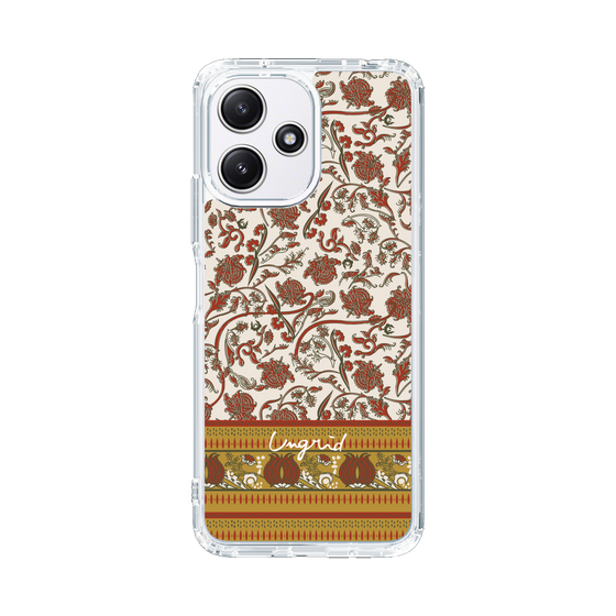 Slim Protection Case［ Ungrid - VintageFlower - Red ］