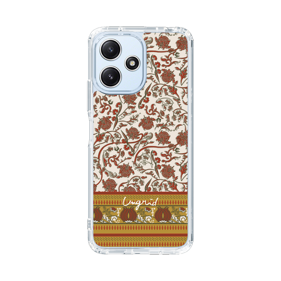 Slim Protection Case［ Ungrid - VintageFlower - Red ］
