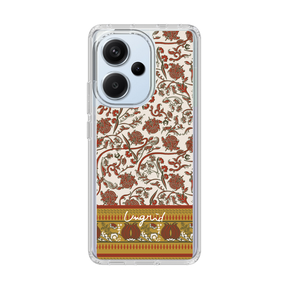 Slim Protection Case［ Ungrid - VintageFlower - Red ］