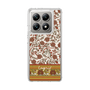 Slim Protection Case［ Ungrid - VintageFlower - Red ］