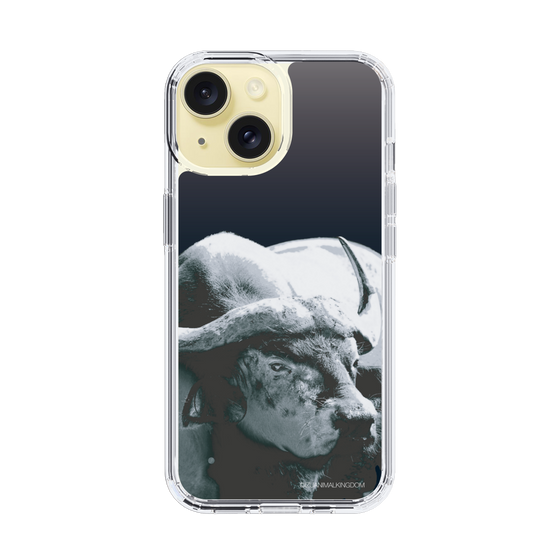 Slim Protection Case［ The Izu Animal Kingdom - Buffalo Monochrome ］