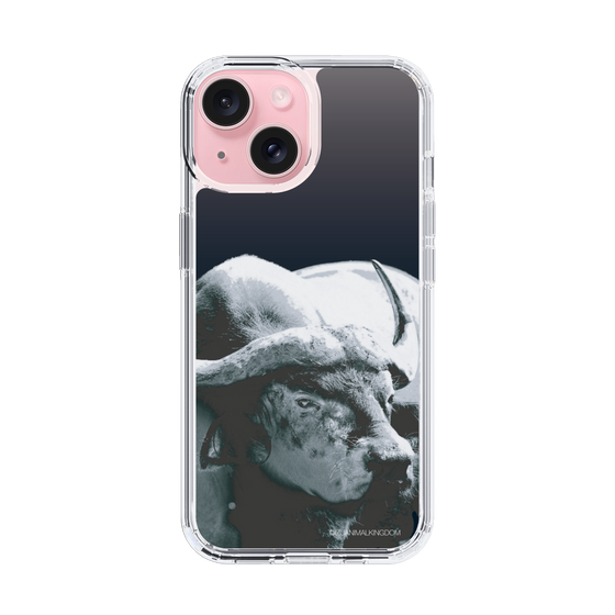 Slim Protection Case［ The Izu Animal Kingdom - Buffalo Monochrome ］