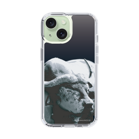Slim Protection Case［ The Izu Animal Kingdom - Buffalo Monochrome ］