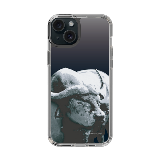 Slim Protection Case［ The Izu Animal Kingdom - Buffalo Monochrome ］