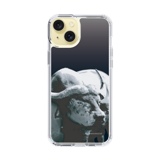 Slim Protection Case［ The Izu Animal Kingdom - Buffalo Monochrome ］