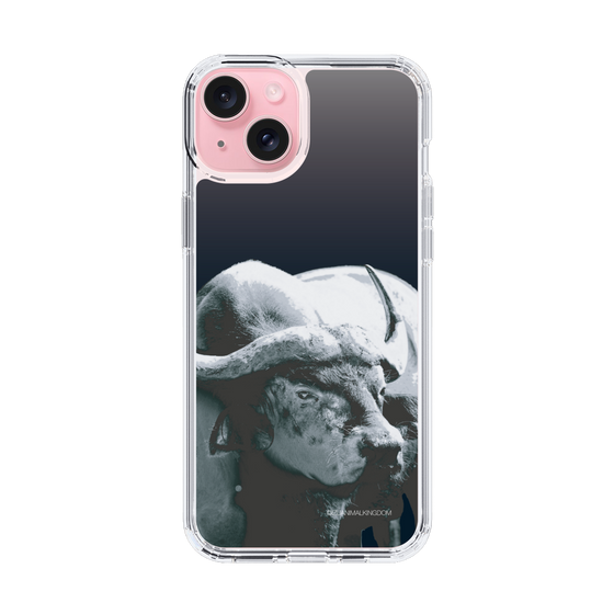 Slim Protection Case［ The Izu Animal Kingdom - Buffalo Monochrome ］
