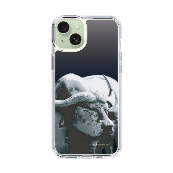 Slim Protection Case［ The Izu Animal Kingdom - Buffalo Monochrome ］