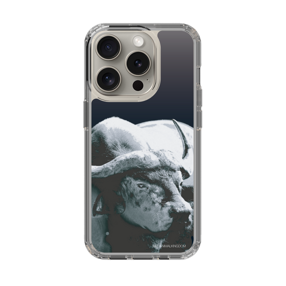 Slim Protection Case［ The Izu Animal Kingdom - Buffalo Monochrome ］