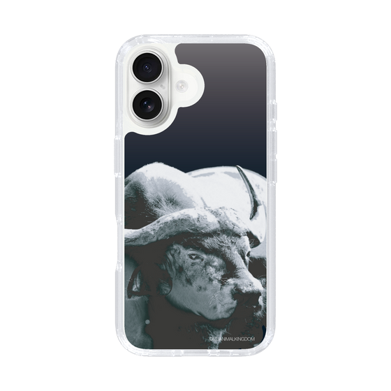 Slim Protection Case［ The Izu Animal Kingdom - Buffalo Monochrome ］
