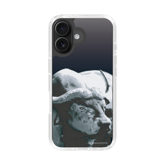 Slim Protection Case［ The Izu Animal Kingdom - Buffalo Monochrome ］