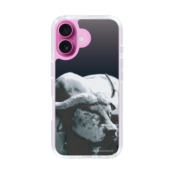 Slim Protection Case［ The Izu Animal Kingdom - Buffalo Monochrome ］