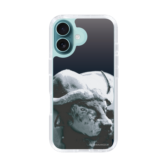 Slim Protection Case［ The Izu Animal Kingdom - Buffalo Monochrome ］
