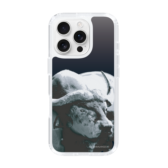Slim Protection Case［ The Izu Animal Kingdom - Buffalo Monochrome ］