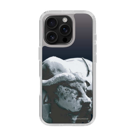 Slim Protection Case［ The Izu Animal Kingdom - Buffalo Monochrome ］
