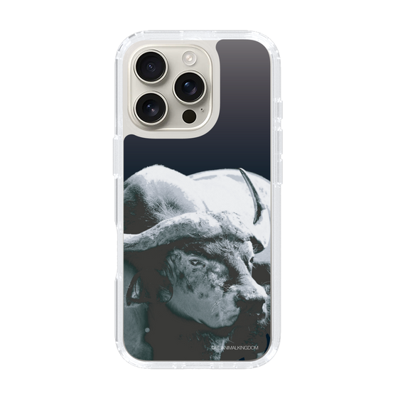Slim Protection Case［ The Izu Animal Kingdom - Buffalo Monochrome ］