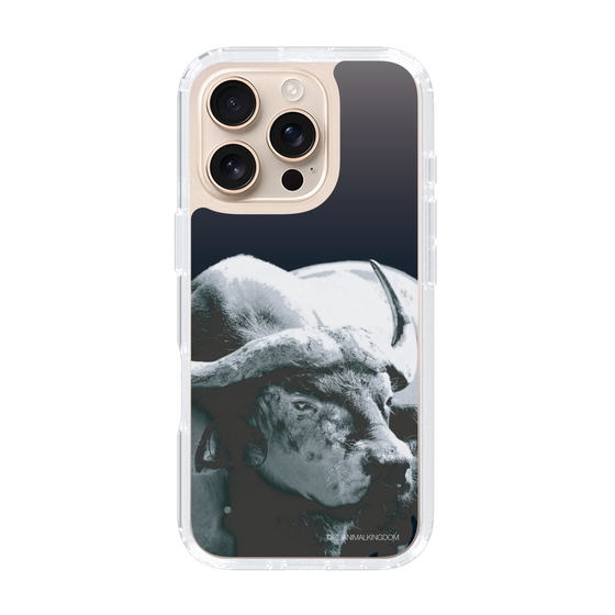 Slim Protection Case［ The Izu Animal Kingdom - Buffalo Monochrome ］