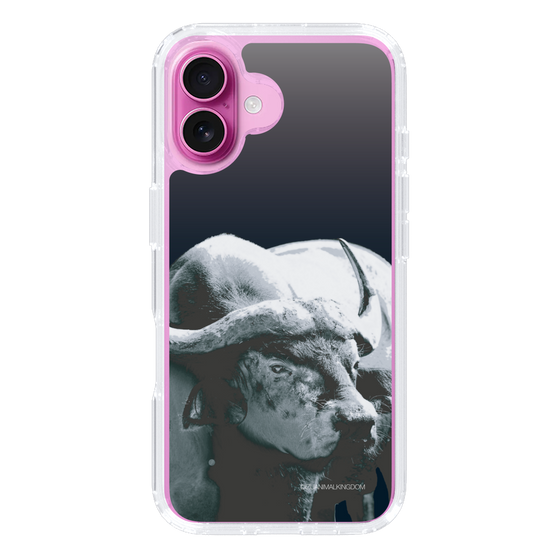 Slim Protection Case［ The Izu Animal Kingdom - Buffalo Monochrome ］