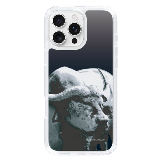 Slim Protection Case［ The Izu Animal Kingdom - Buffalo Monochrome ］