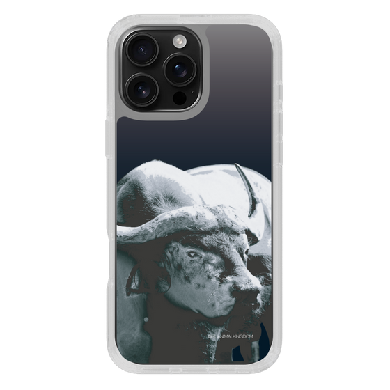 Slim Protection Case［ The Izu Animal Kingdom - Buffalo Monochrome ］