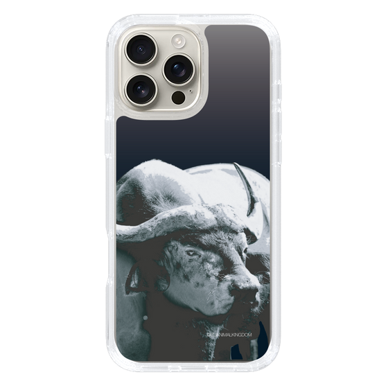 Slim Protection Case［ The Izu Animal Kingdom - Buffalo Monochrome ］