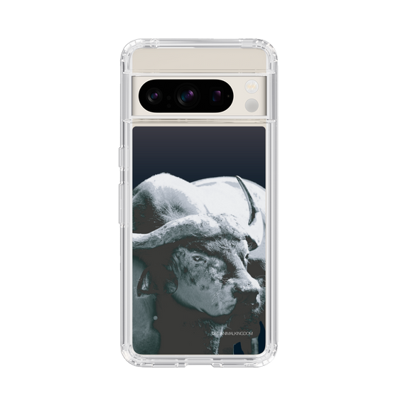 Slim Protection Case［ The Izu Animal Kingdom - Buffalo Monochrome ］