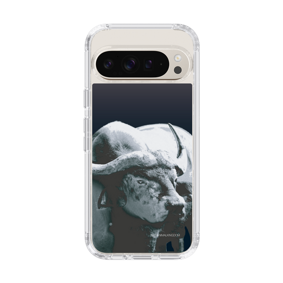 Slim Protection Case［ The Izu Animal Kingdom - Buffalo Monochrome ］