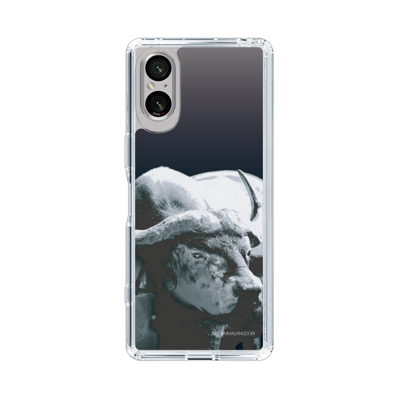 Slim Protection Case［ The Izu Animal Kingdom - Buffalo Monochrome ］