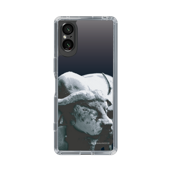 Slim Protection Case［ The Izu Animal Kingdom - Buffalo Monochrome ］