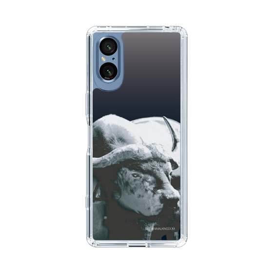 Slim Protection Case［ The Izu Animal Kingdom - Buffalo Monochrome ］