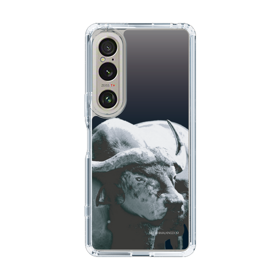 Slim Protection Case［ The Izu Animal Kingdom - Buffalo Monochrome ］