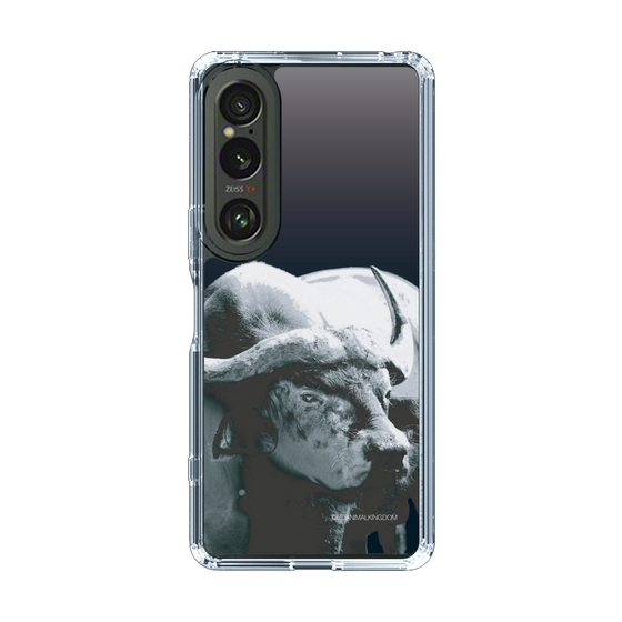 Slim Protection Case［ The Izu Animal Kingdom - Buffalo Monochrome ］