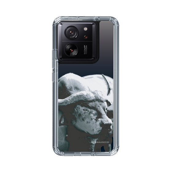 Slim Protection Case［ The Izu Animal Kingdom - Buffalo Monochrome ］