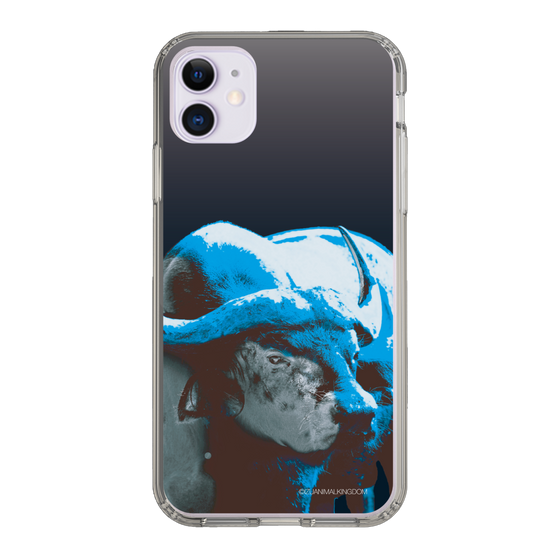Slim Protection Case［ The Izu Animal Kingdom - Buffalo Monochrome ］