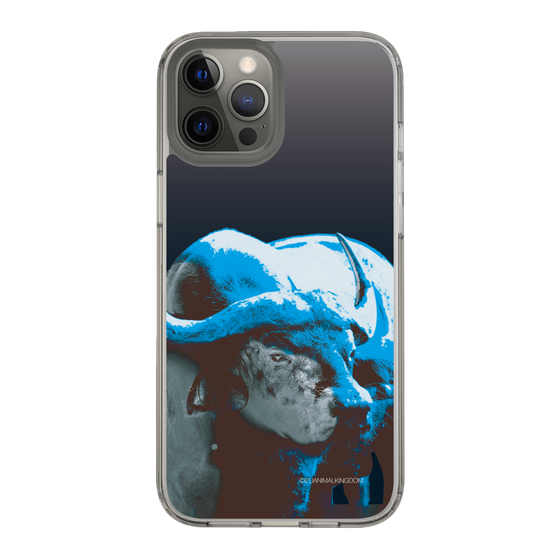 Slim Protection Case［ The Izu Animal Kingdom - Buffalo Monochrome ］