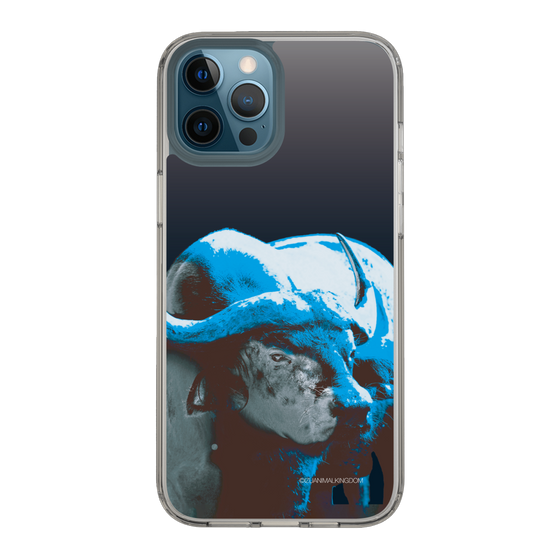 Slim Protection Case［ The Izu Animal Kingdom - Buffalo Monochrome ］