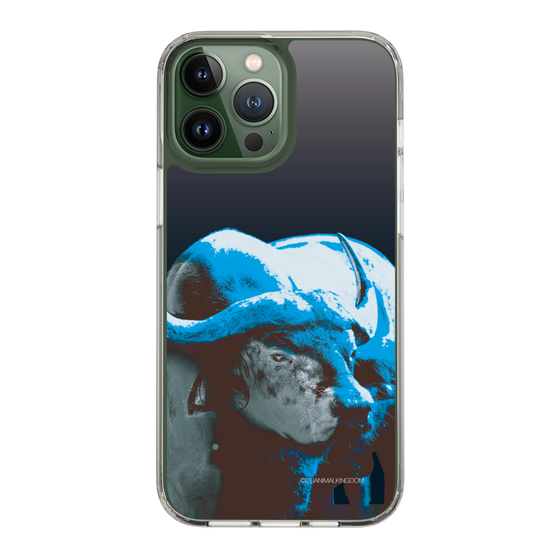 Slim Protection Case［ The Izu Animal Kingdom - Buffalo Monochrome ］