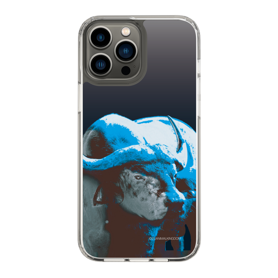 Slim Protection Case［ The Izu Animal Kingdom - Buffalo Monochrome ］