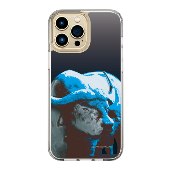 Slim Protection Case［ The Izu Animal Kingdom - Buffalo Monochrome ］