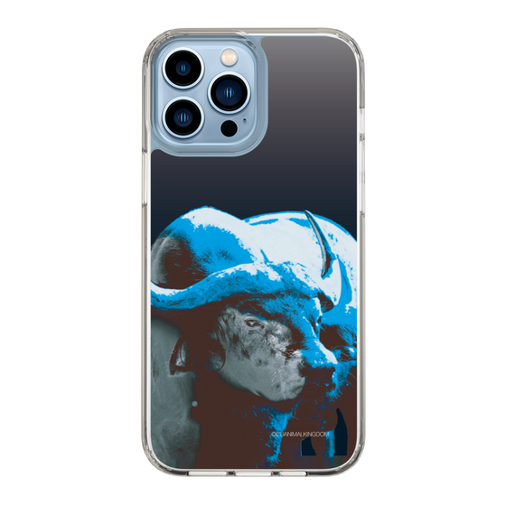Slim Protection Case［ The Izu Animal Kingdom - Buffalo Monochrome ］