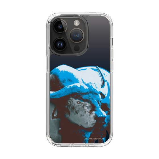 Slim Protection Case［ The Izu Animal Kingdom - Buffalo Monochrome ］