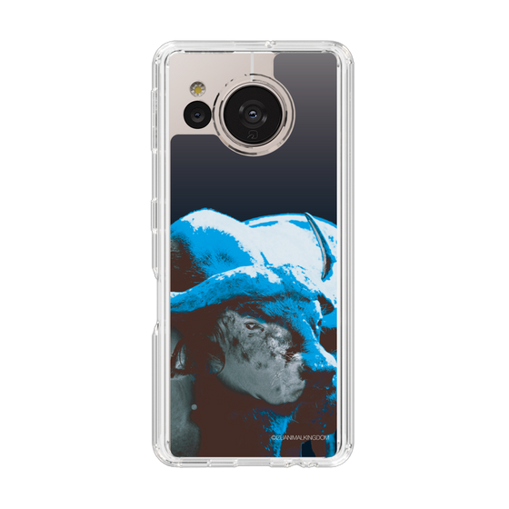 Slim Protection Case［ The Izu Animal Kingdom - Buffalo Monochrome ］