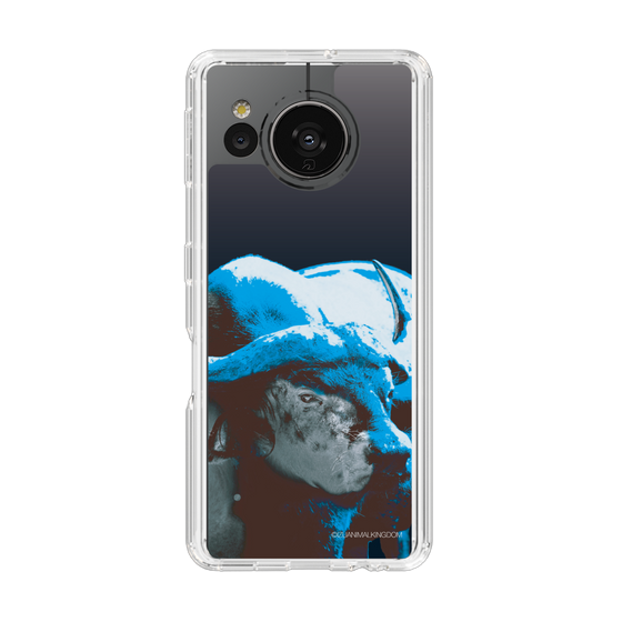 Slim Protection Case［ The Izu Animal Kingdom - Buffalo Monochrome ］