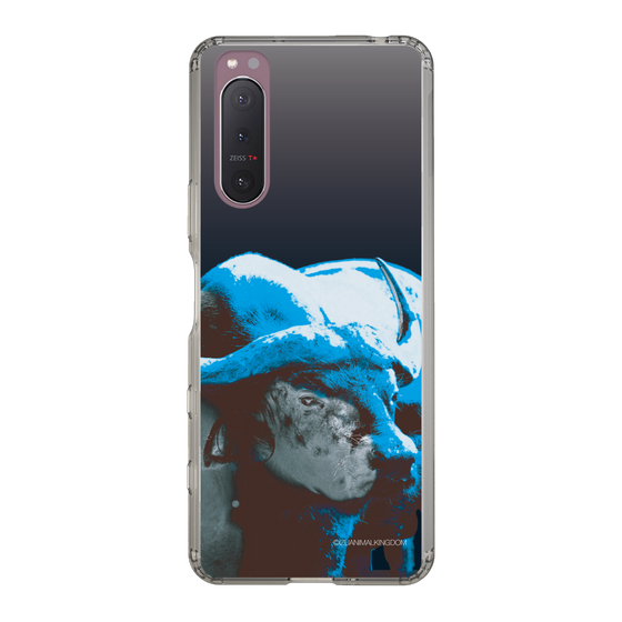 Slim Protection Case［ The Izu Animal Kingdom - Buffalo Monochrome ］