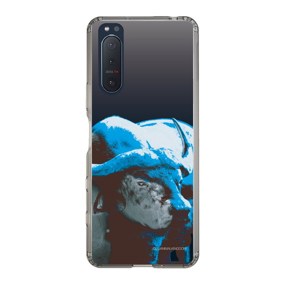 Slim Protection Case［ The Izu Animal Kingdom - Buffalo Monochrome ］