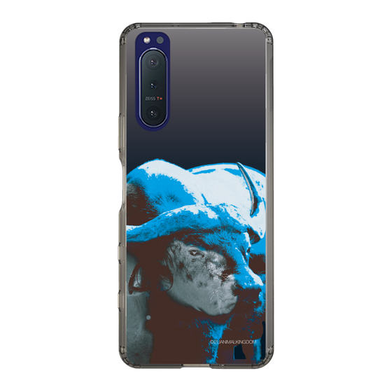 Slim Protection Case［ The Izu Animal Kingdom - Buffalo Monochrome ］