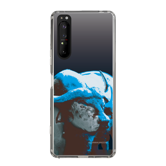 Slim Protection Case［ The Izu Animal Kingdom - Buffalo Monochrome ］