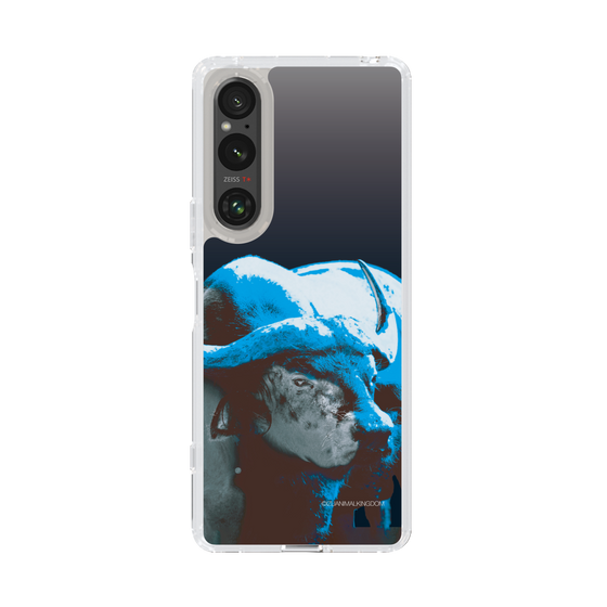 Slim Protection Case［ The Izu Animal Kingdom - Buffalo Monochrome ］
