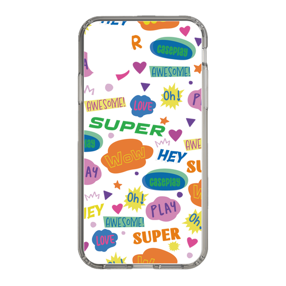 Slim Protection Case［ Original - Colorful Moji ］