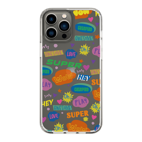 Slim Protection Case［ Original - Colorful Moji ］